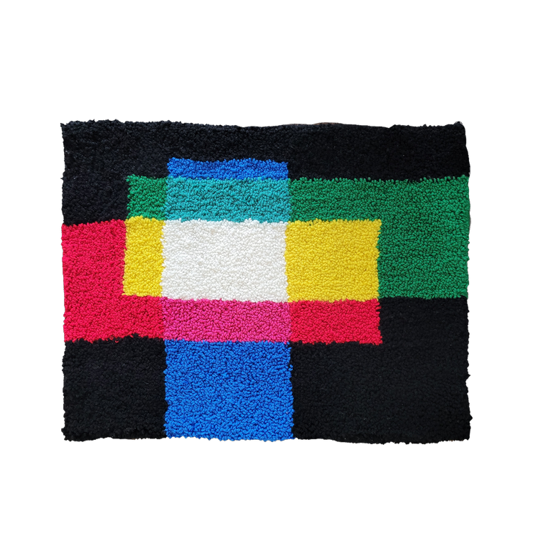 rgb (2021) 20"×25" hand tufted rug